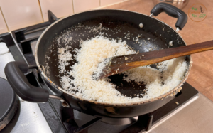 Ghee roasted coconut shredded powder