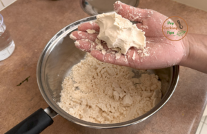 Ghughra dough making