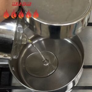 Heat oil