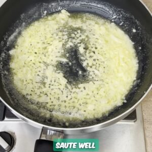 Saute well until onions golden brown